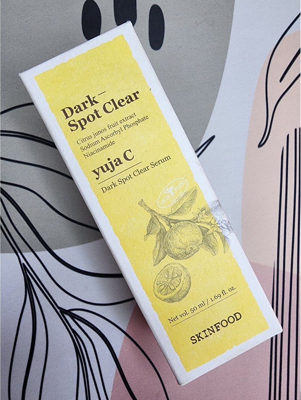 SKINFOOD Yuja C Dark Spot Clear Serum - Vegan Brightening Skincare Serum 50ml